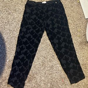 Anthropologie (Harlyn) velvet skinny pant